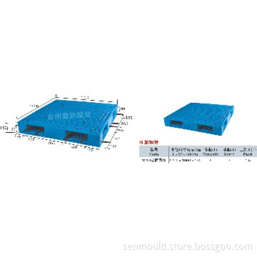 1210 Europe Standard Heavy Duty Plastic Pallet \"#\" grid fonts